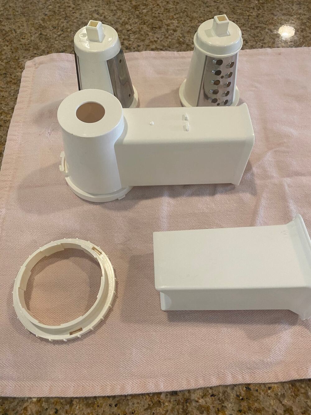 Presto Professional SaladShooter 0297001 Replacement Parts 3 Cones Pusher Chute